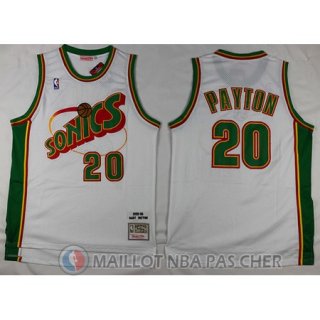 Maillot Seattle Supersonics Payton #20 Blanc