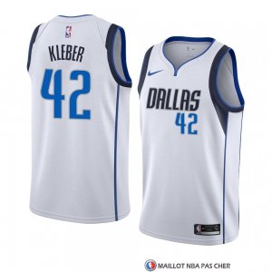Maillot Dallas Mavericks Maxi Kleber Association 2018-19 Blanc