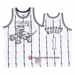 Maillot Tornto Raptors Tracy McGrady Concord Collection Hardwood Classics Blanc Noir