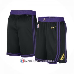 Short Los Angeles Lakers Ville 2023-24 Noir