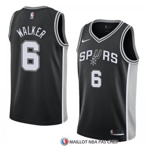 Maillot San Antonio Spurs Lonnie Walker Icon 2018 Noir