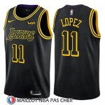 Maillot Los Angeles Lakers Brook Lopez Ciudad 2018 Noir