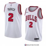 Maillot Chicago Bulls Jabari Parker Association 2018 Blanc