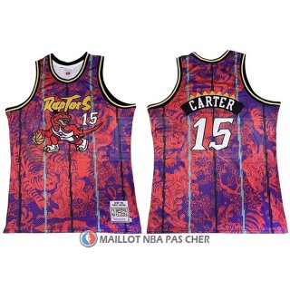 Maillot Tornto Raptors Vince Carter NO 15 Special Year of The Tiger Rouge