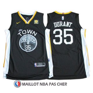 Maillot Golden State Warriors Durant 35 2017-18 Noir