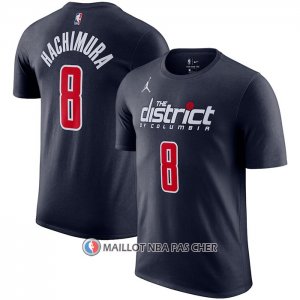 Maillot Manche Courte Washington Wizards Rui Hachimura Statement Bleu
