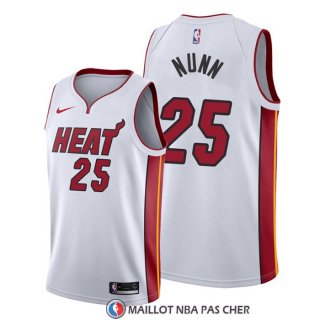 Maillot Miami Heat Kendrick Nunn Association 2019-20 Blanc