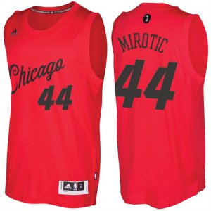 Maillot Navidad 2016 Nikola Mirotic Bulls 44 Rouge