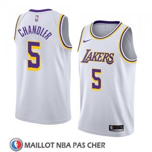 Maillot Los Angeles Lakers Tyson Chandler No 5 Association 2018 Blanc