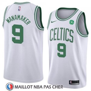 Maillot Boston Celtics Brad Wanamaker No 9 Association 2018 Blanc