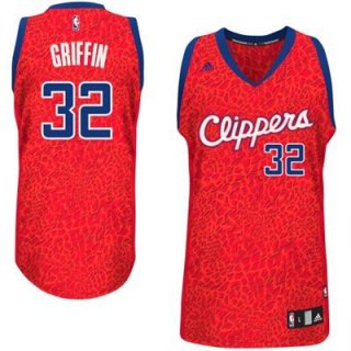 Maillot Crazy Light Leopard Clippers Griffin 32 Rouge