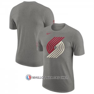 Maillot Manche Courte Portland Trail Blazers Ville 2023-24 Gris