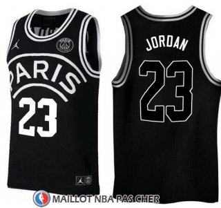Maillot Aj X Psg Michael 23 Jordan Noir