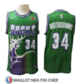 Maillot Milwaukee Bucks Giannis Antetokounmpo 2019-20 Vert.