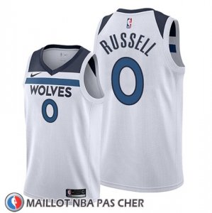 Maillot Minnesota Timberwolves D'angelo Russell Association 2019-20 Blanc