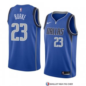 Maillot Dallas Mavericks Trey Burke Icon 2018 Bleu
