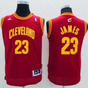 Maillot Enfant de James Cleveland Cavaliers #23 Rouge