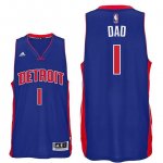 Maillot Fete des Peres Pistons Dad 1 Bleu