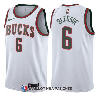Maillot Milwaukee Bucks Eric Bledsoe Classic 6 2017-18 Blanc