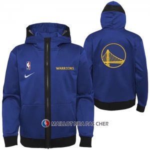 Veste a Capuche Golden State Warriors Showtime Therma Bleu