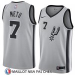 Maillot San Antonio Spurs Chimezie Metu No 7 Statement 2018 Gris