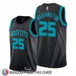 Maillot Charlotte Hornets P.j. Washington Ville 2018-19 Noir