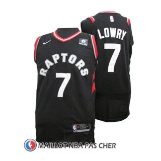Maillot Authentique Toronto Raptors Lowry 2017-18 7 Noir