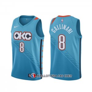 Maillot Oklahoma City Thunder Danilo Gallinari Ville Bleu