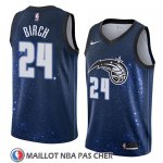 Maillot Orlando Magic Khem Birch No 24 Ciudad 2018 Bleu
