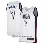Maillot USA 2024 Kevin Durant NO 7 Blanc