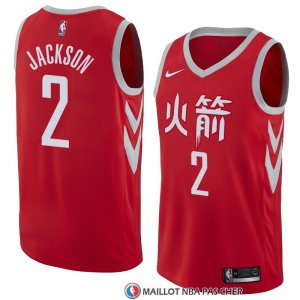 Maillot Houston Rockets Demetrius Jackson Ville 2018 Rouge