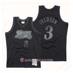 Maillot Philadelphia 76ers Allen Iverson Hardwood Classics 1997-98 Noir
