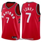 Maillot Authentique Toronto Raptors Lowry 2017-18 7 Rouge
