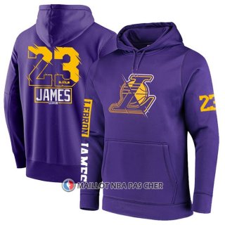 Veste a Capuche Los Angeles Lakers LeBron James Volet