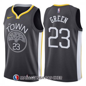Maillot Golden State Warriors Draymond Green Statement 2017-18 23 Gris