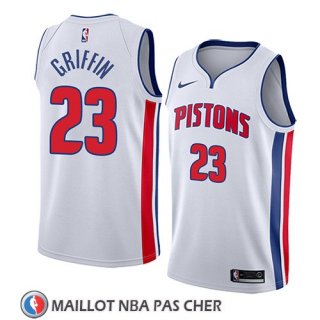 Maillot Detroit Pistons Blake Griffin No 23 Association 2018 Blanc