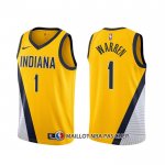 Maillot Indiana Pacers T.j. Warren Statement 2019-20 Jaune
