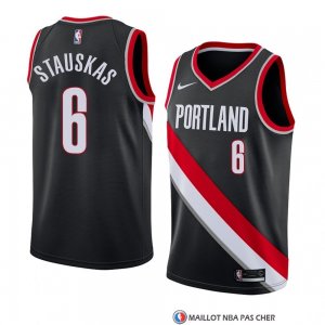 Maillot Portland Trail Blazers Nik Stauskas Icon 2018 Noir