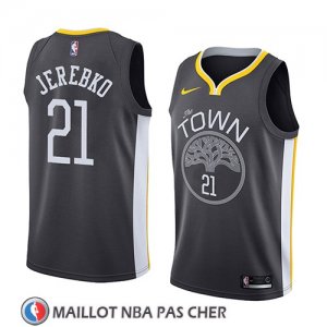 Maillot Golden State Warriors Jonas Jerebko Statement 2018 Noir
