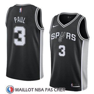 Maillot San Antonio Spurs Brandon Paul No 3 Icon 2018 Noir