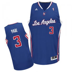 Maillot Bleu Paul Los Angeles Clippers #3 Revolution 30