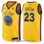Maillot Golden State Warriors Draymond Green Ville 23 Jaune