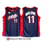 Maillot USA 1996 Malone 11 Noir Maillot USA 1996 Malone 11 Noir