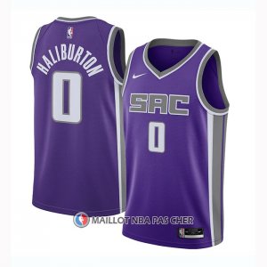 Maillot Sacramento Kings Tyrese Haliburton Icon 2020-21 Noir