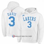Veste a Capuche Los Angeles Lakers Anthony Davis Classic 2022-23 Blanc