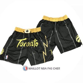 Short Tornto Raptors Ville Just Don 2021-22 Noir