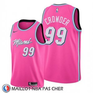 Maillot Miami Heat Jae Crowder Earned 2019-20 Rosa