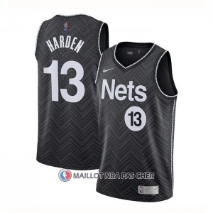 Maillot Brooklyn Nets James Harden Earned 2020-21 Noir