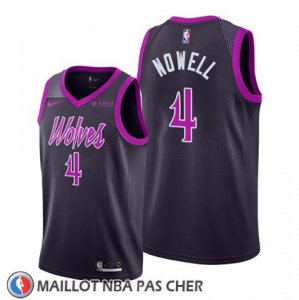 Maillot Minnesota Timberwolves Jaylen Nowell Ville Volet