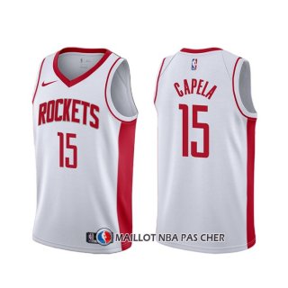 Maillot Houston Rockets Clint Capela Association Blanc